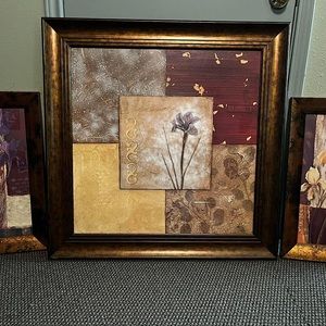 3 set matching wall art. They are beautiful. They are in brand new condition!